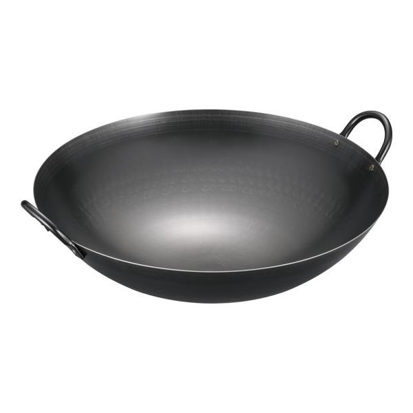 鉄製 中華鍋 ガス用 山田工業所鉄製打出中華鍋24㎝（板厚1.6mm）｜キッチンパラダイス 調理器具