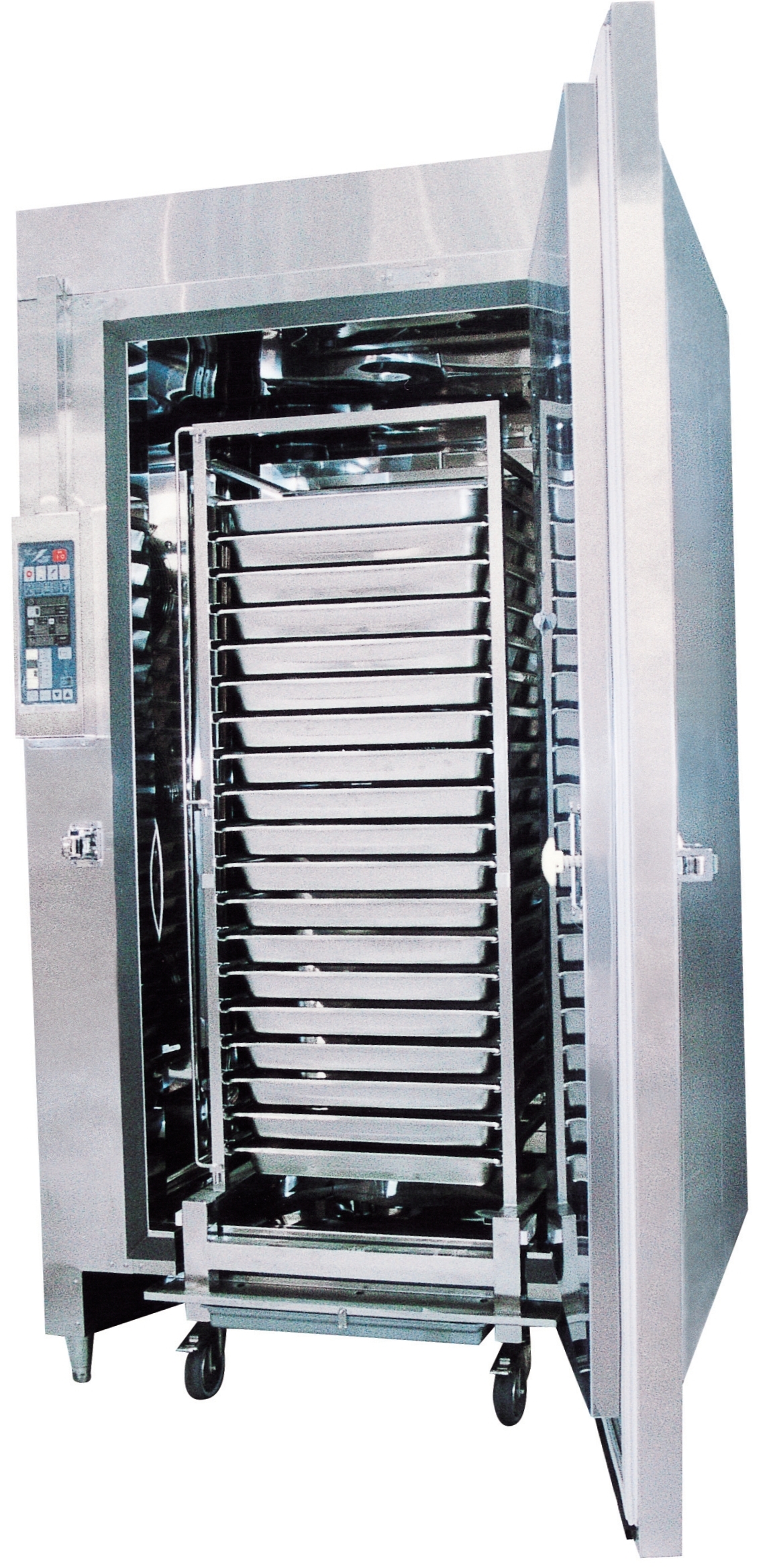 ブラストチラー＆ショックフリーザー QXF型大型トロリー - （新調理システム｜ブラストチラー・ショックフリーザー）：厨房機器・厨房 設計の日本給食設備株式会社
