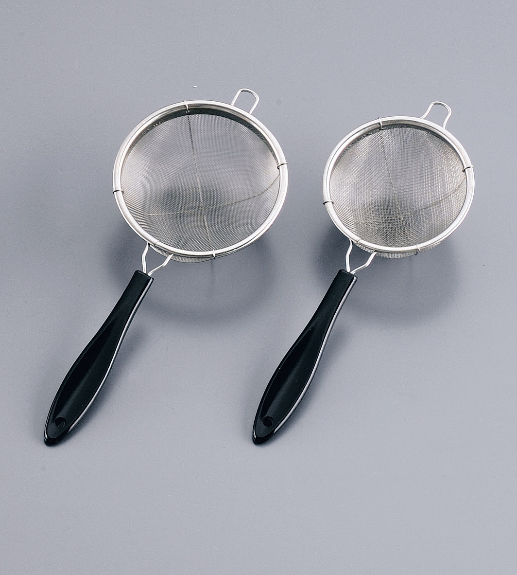 プラ黒柄茶こし