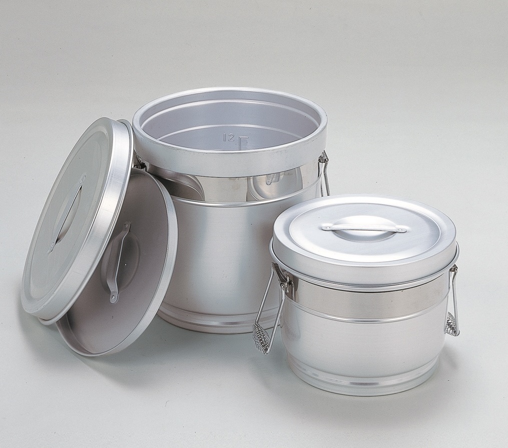二重食缶 - （配食・配膳用品｜食缶）：厨房機器・厨房設計の日本給食 