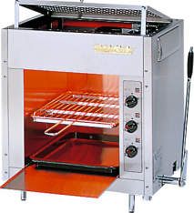 熱機器｜ガス焼物機・赤外線焼物機：厨房機器・厨房設計の日本給食