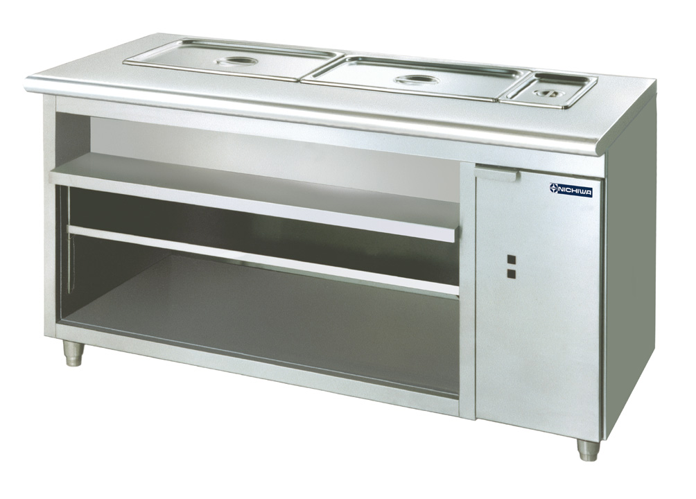 電気ウォーマーテーブル（スタンダード）EWTP型 - （適温・配膳機器｜電気式ウォーマー機器）：厨房機器・厨房設計の日本給食設備株式会社